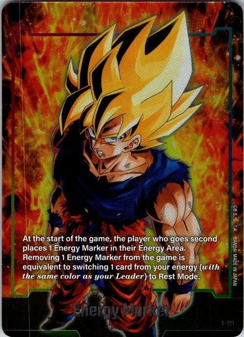 ENERGY MARKER (E-121) E-121 NONE DRAGON BALL SUPER HOLO NM DBSFW_EM]