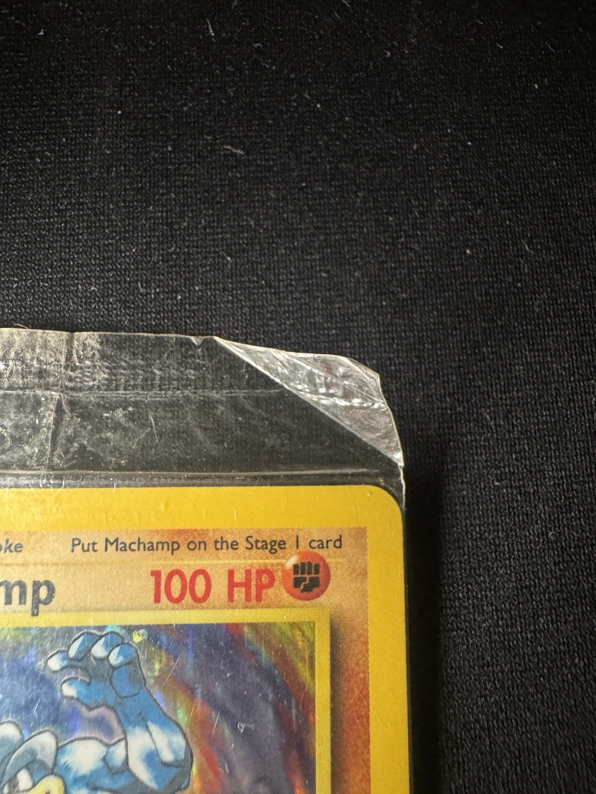 1st edition Machamp Base Set Holo Rare still in original plastic wrap!