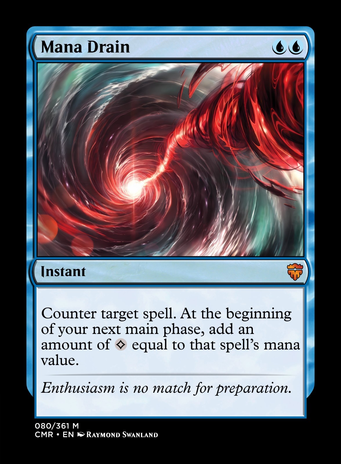 Mana Drain Playtest Replica Card