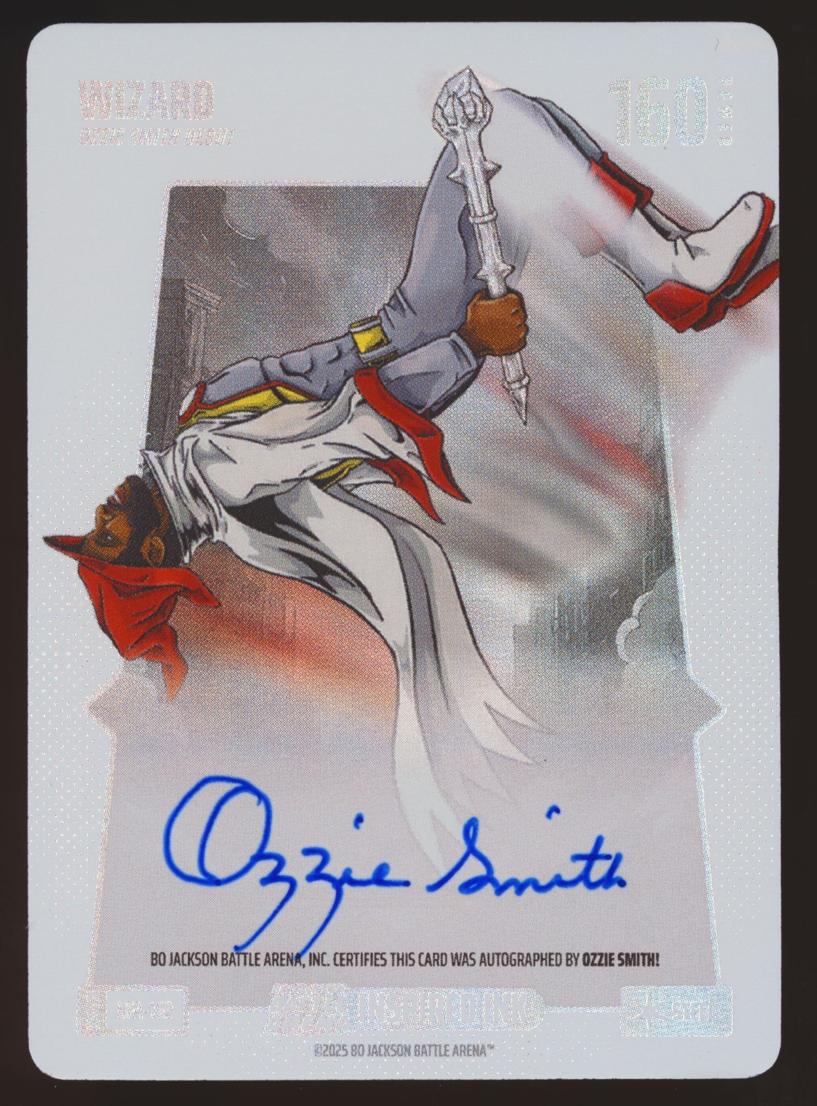 Bo Jackson Battle Arena Inspired Ink Steel Auto Wizard Ozzie Smith #BFA-162