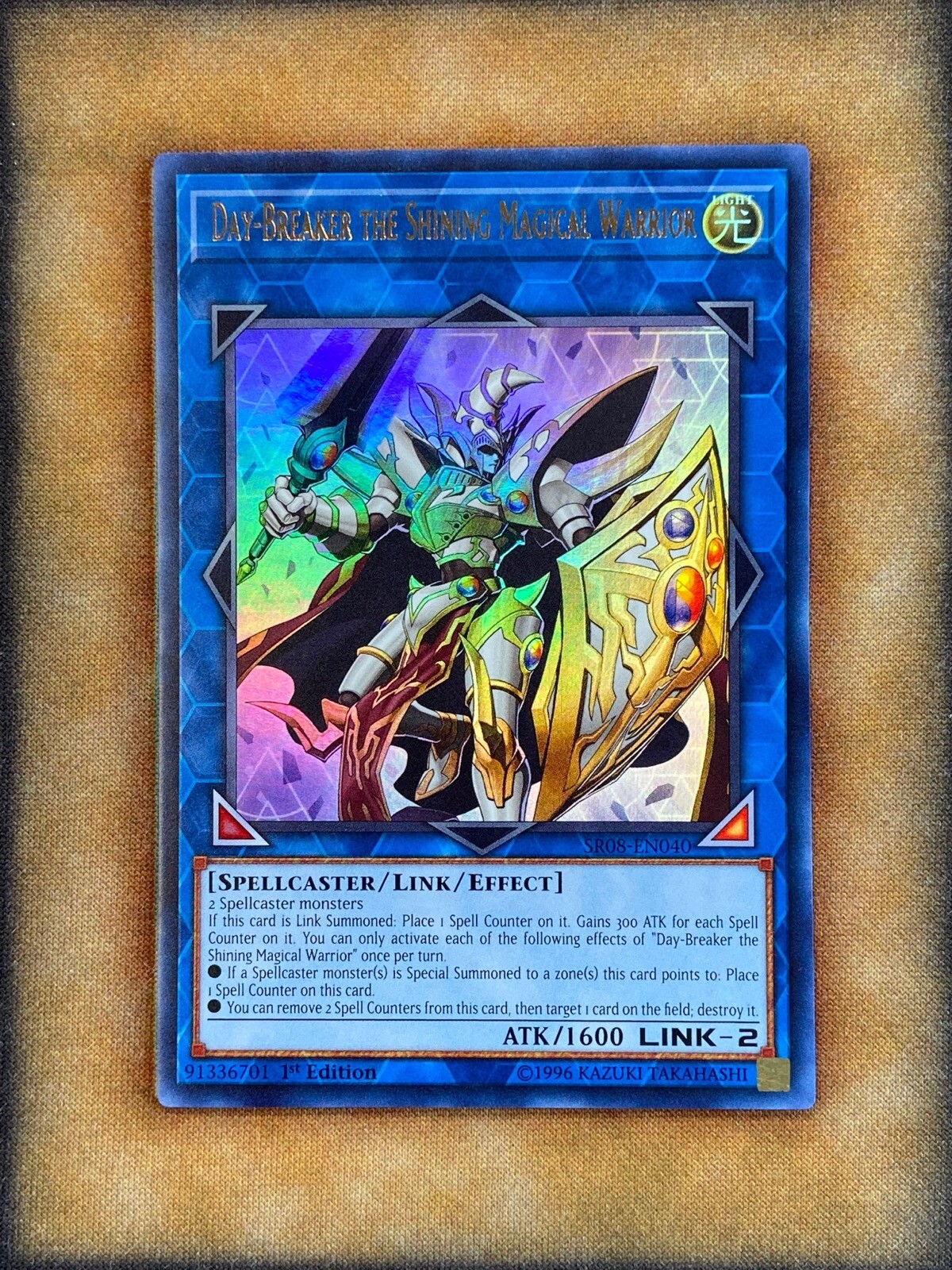 Yugioh Day-Breaker the Shining Magical Warrior SR08-EN040 Ultra Rare 1st Ed NM