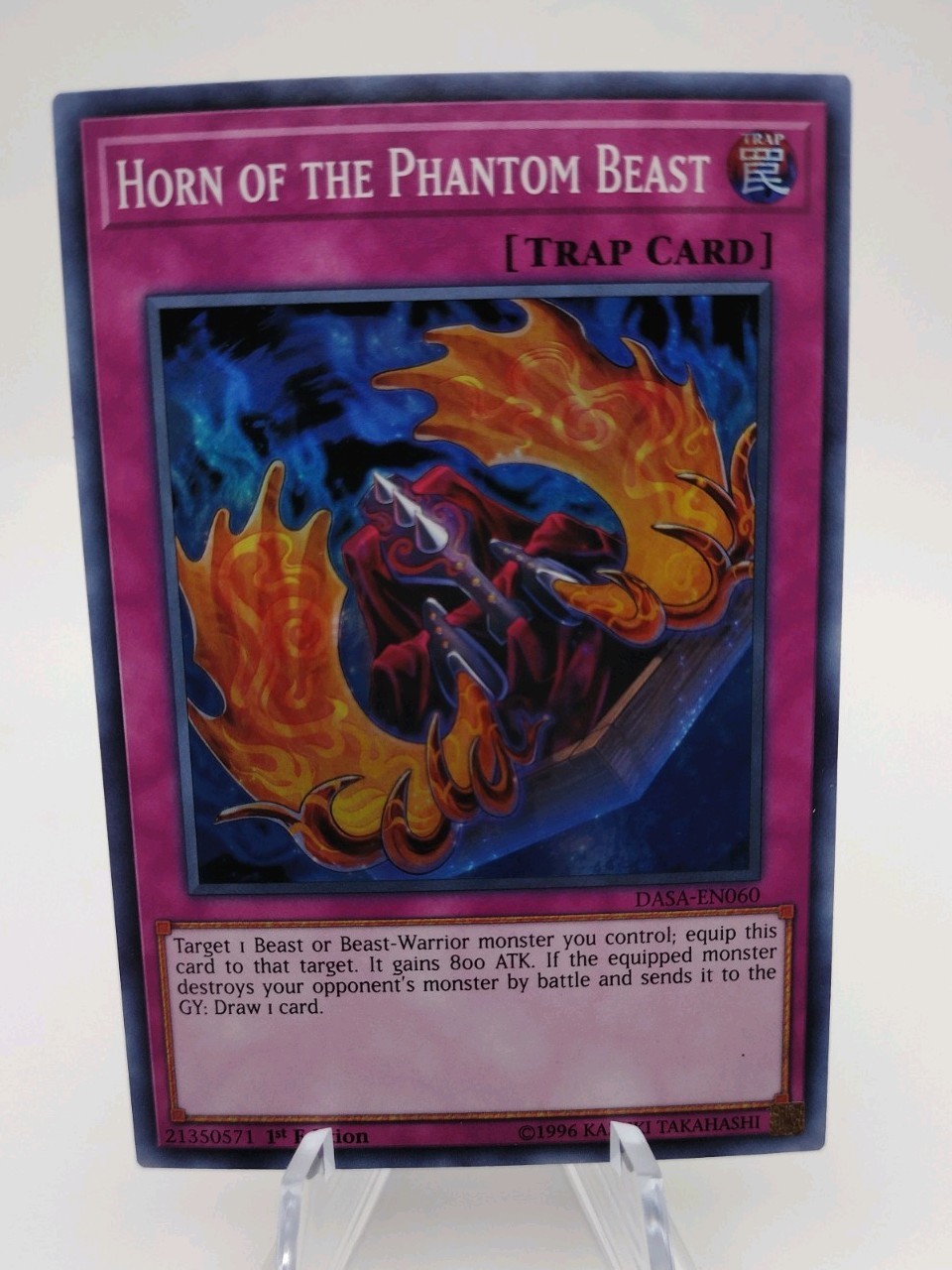 Horn of the Phantom Beast DASA-EN060 Dark Saviors 1st Edition Yu-Gi-Oh! Holo