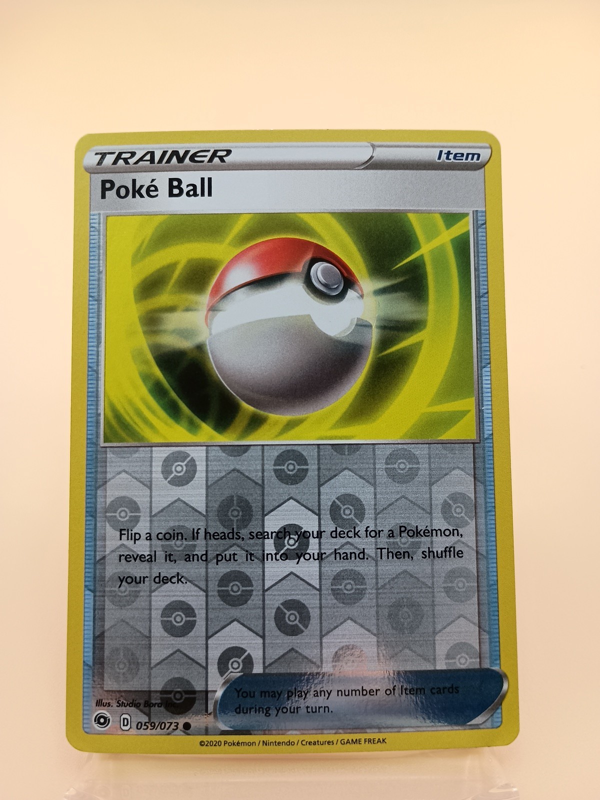 Pokemon Champions Path Poke Ball Reverse Holo 059/073