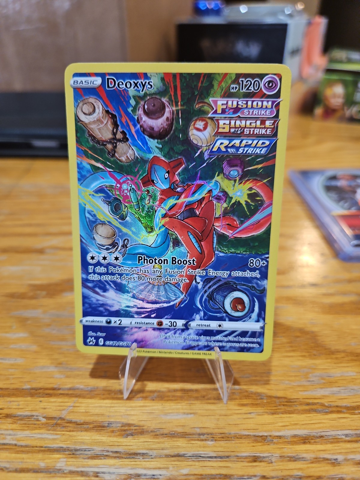 Deoxys GG12/GG70 SWSH: Crown Zenith: Galarian Gallery Holo