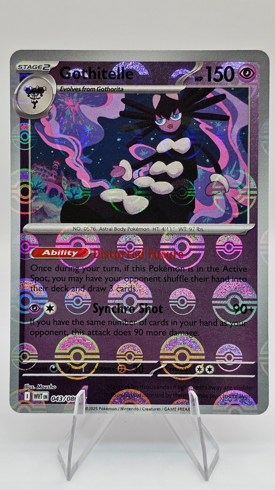 Gothitelle – 043/86 – SV: White Flare (WHT) – (Poke Ball)