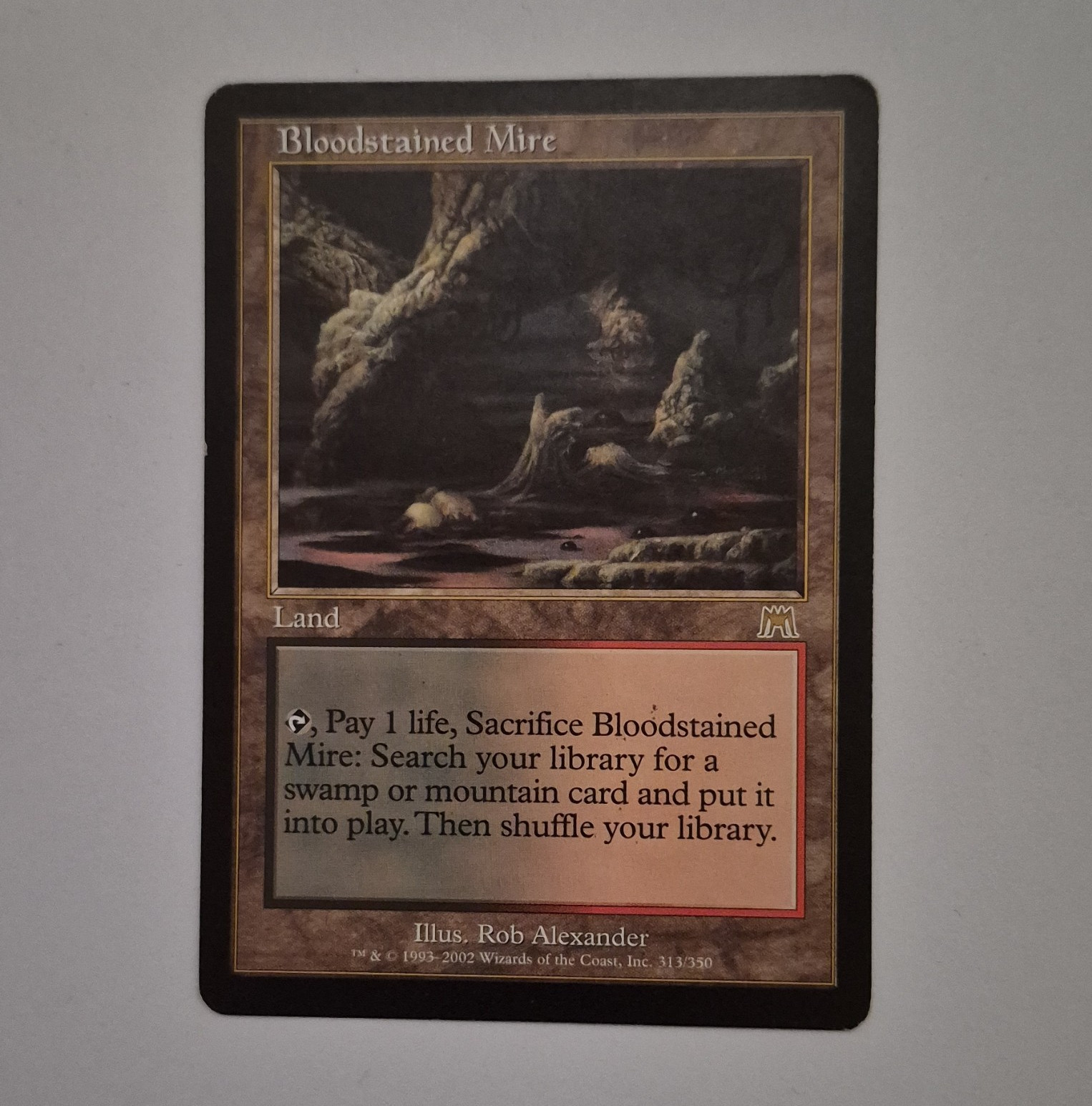 Wizards of the Coast MTG Bloodstained Mire Onslaught #313 Regular Rare English