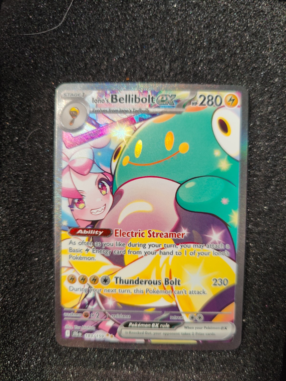 Iono’s Bellibolt ex 183/159 Sv09: Journey Together Holo