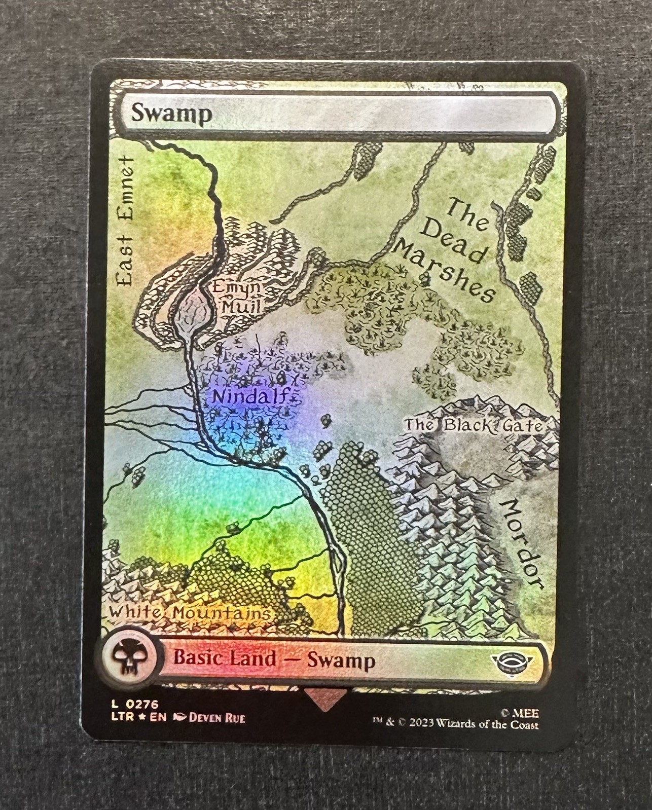 Swamp (0277) Universes Beyond: the Lord of the Rings: Tales of Middle-Earth Foil