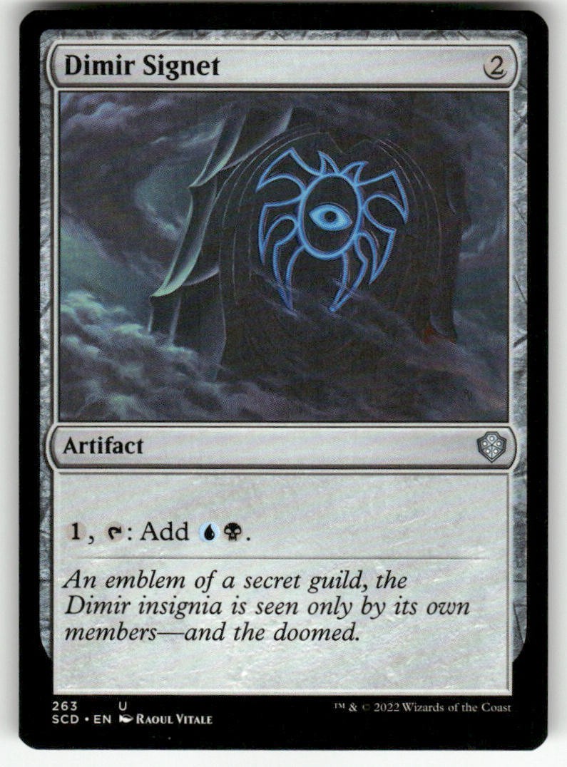 DIMIR SIGNET #263 MTG STARTER COMMANDER DECKS COMMON