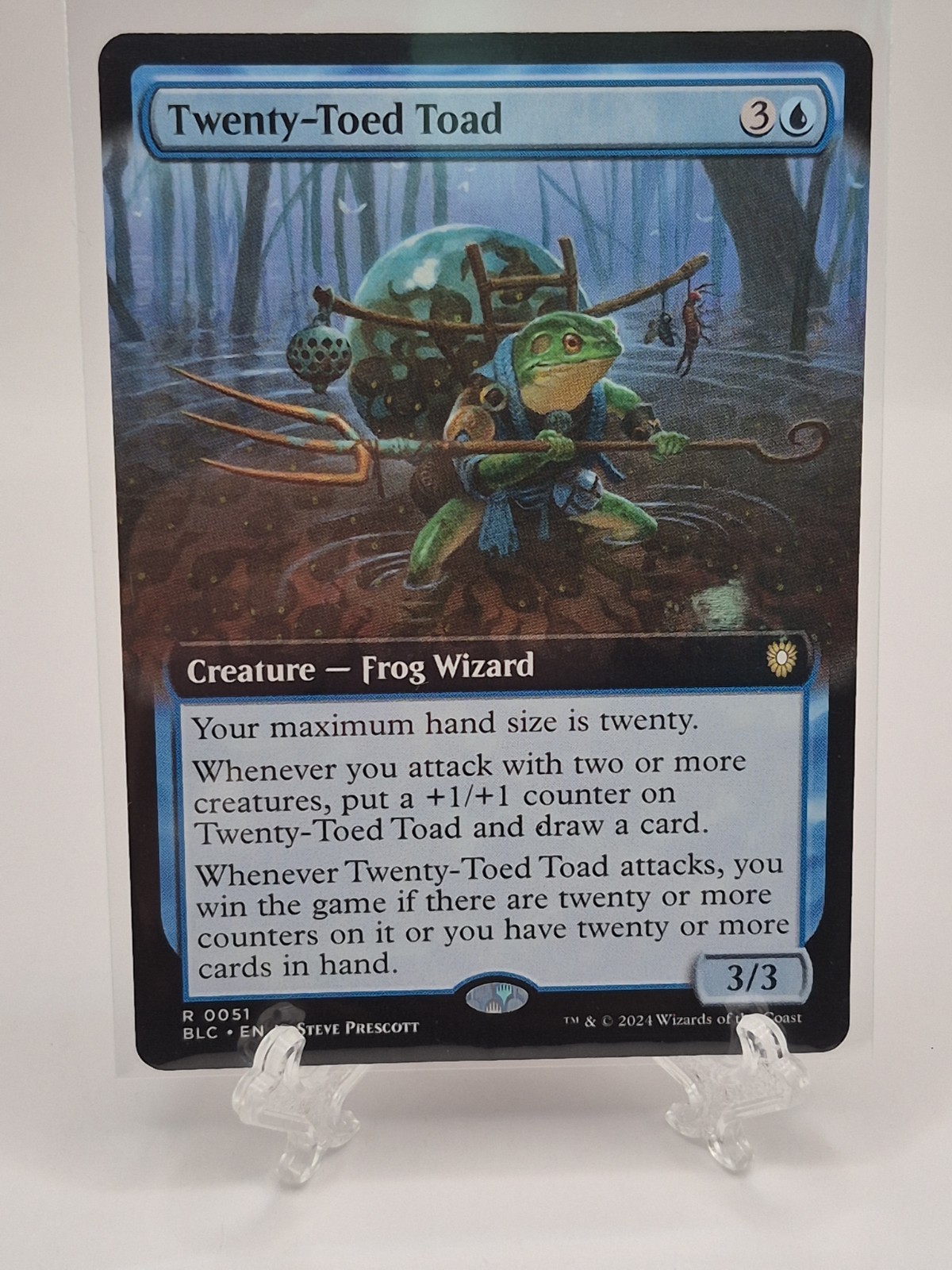 Twenty-Toed Toad (Extended Art) Commander: Bloomburrow Regular