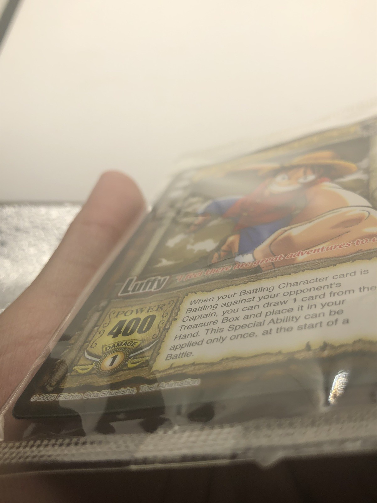 Luffy The Adventurer of The East Blue Sea PR002 Card -One Piece Card Game Sealed
