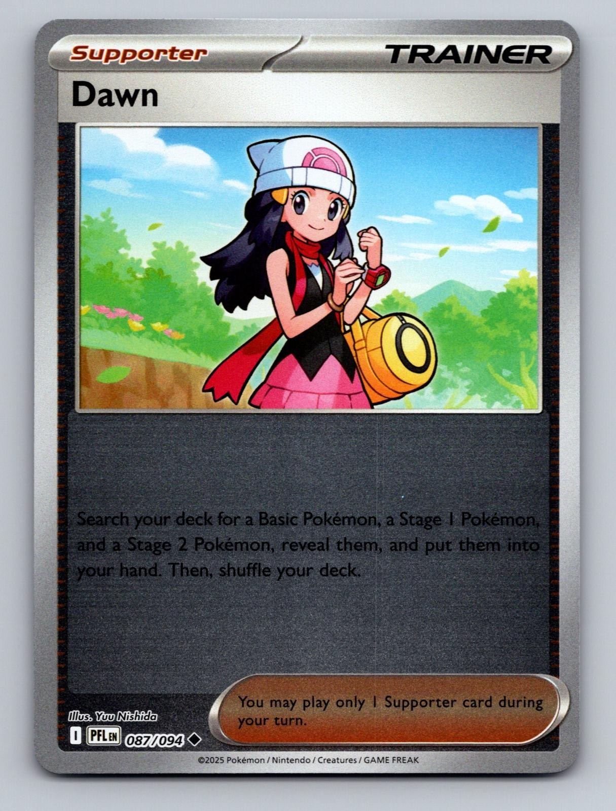 Dawn 087/094 Phantasmal Flames Uncommon Reverse Holo Near Mint
