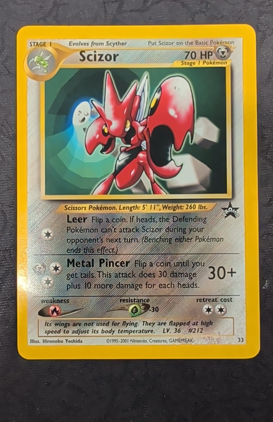 Scizor 33/53 Wotc Promo Regular
