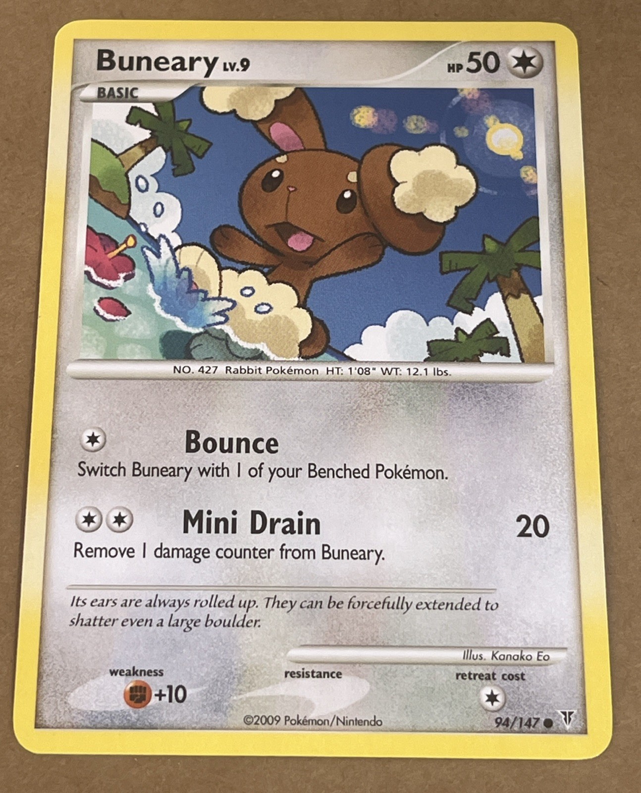Buneary Supreme Victors Pokémon TCG 94/147 Platinum Common NM