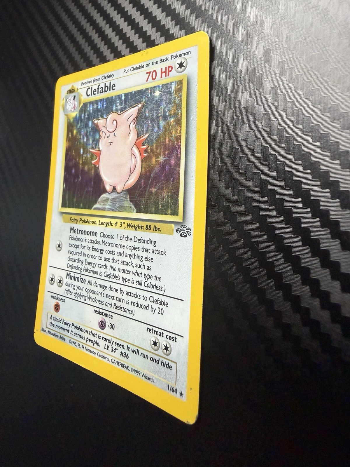 Clefable 01/64 Jungle Holo