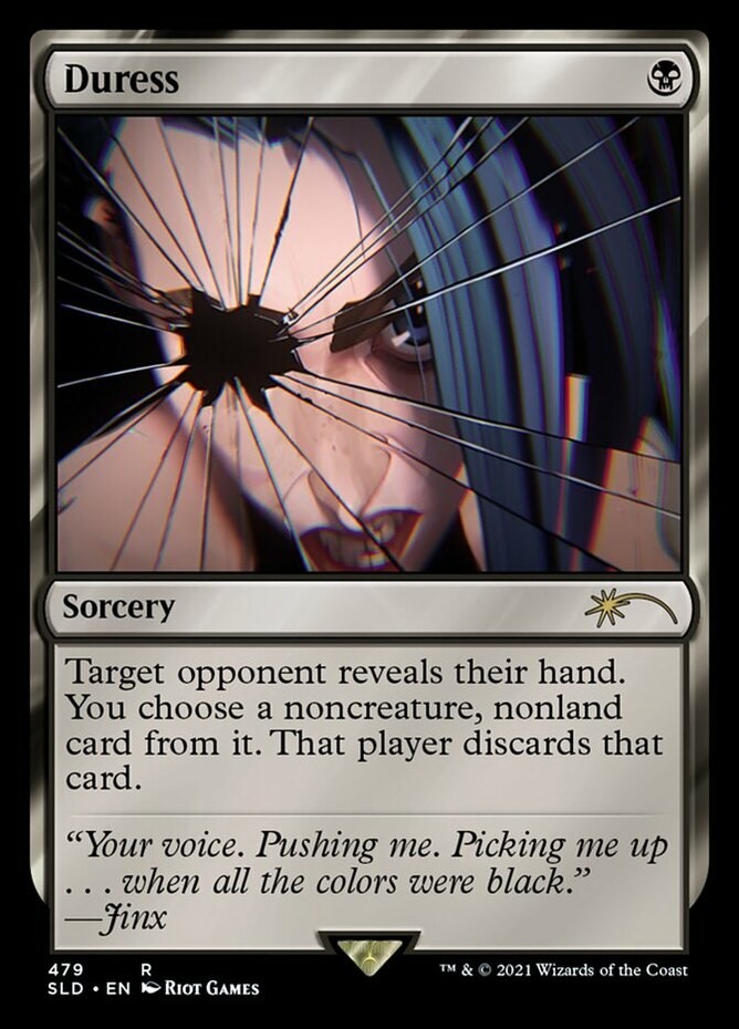 MTG Duress (479) – Foil, Secret Lair Drop Series, Lightly Played, English