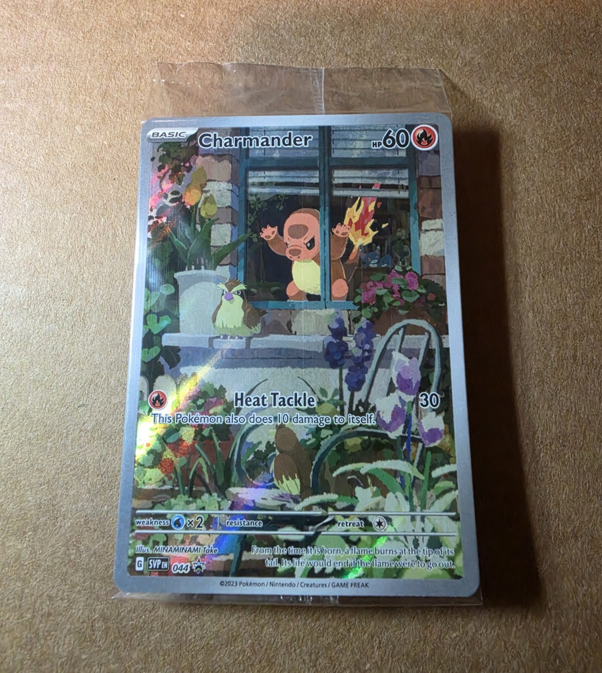 Pokemon TCG Charmander 044 SV Scarlet & Violet Promo Holo EN 2023 60HP Take