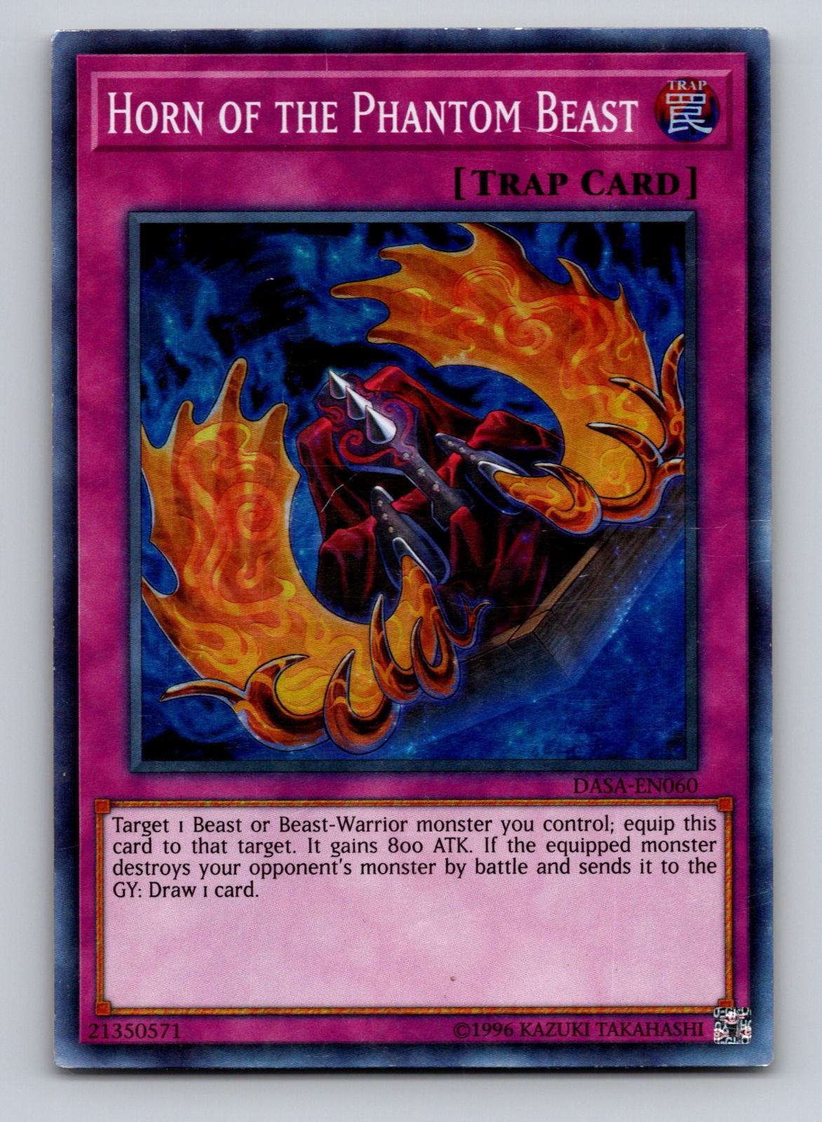 Horn of the Phantom Beast DASA-EN060 Super Rare Yu-Gi-Oh Unlimited