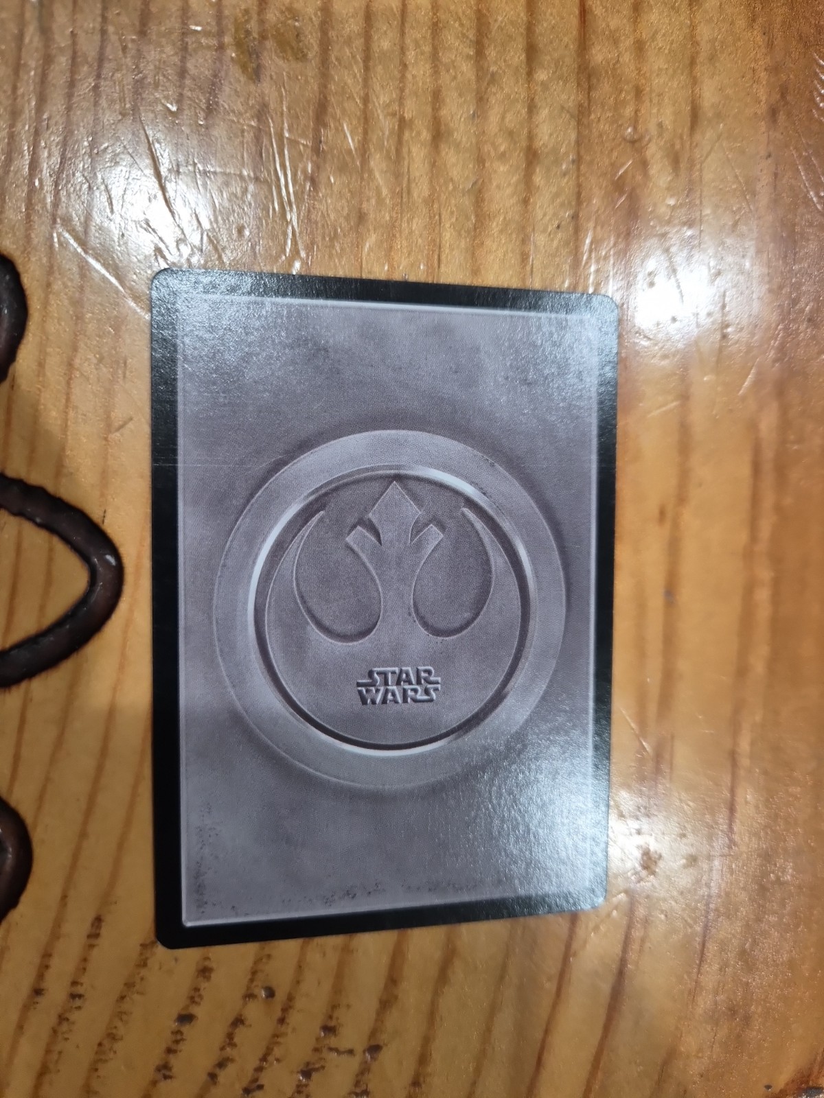 Star Wars CCG Leia With Blaster RifleReflections II Foil Box Topper NM
