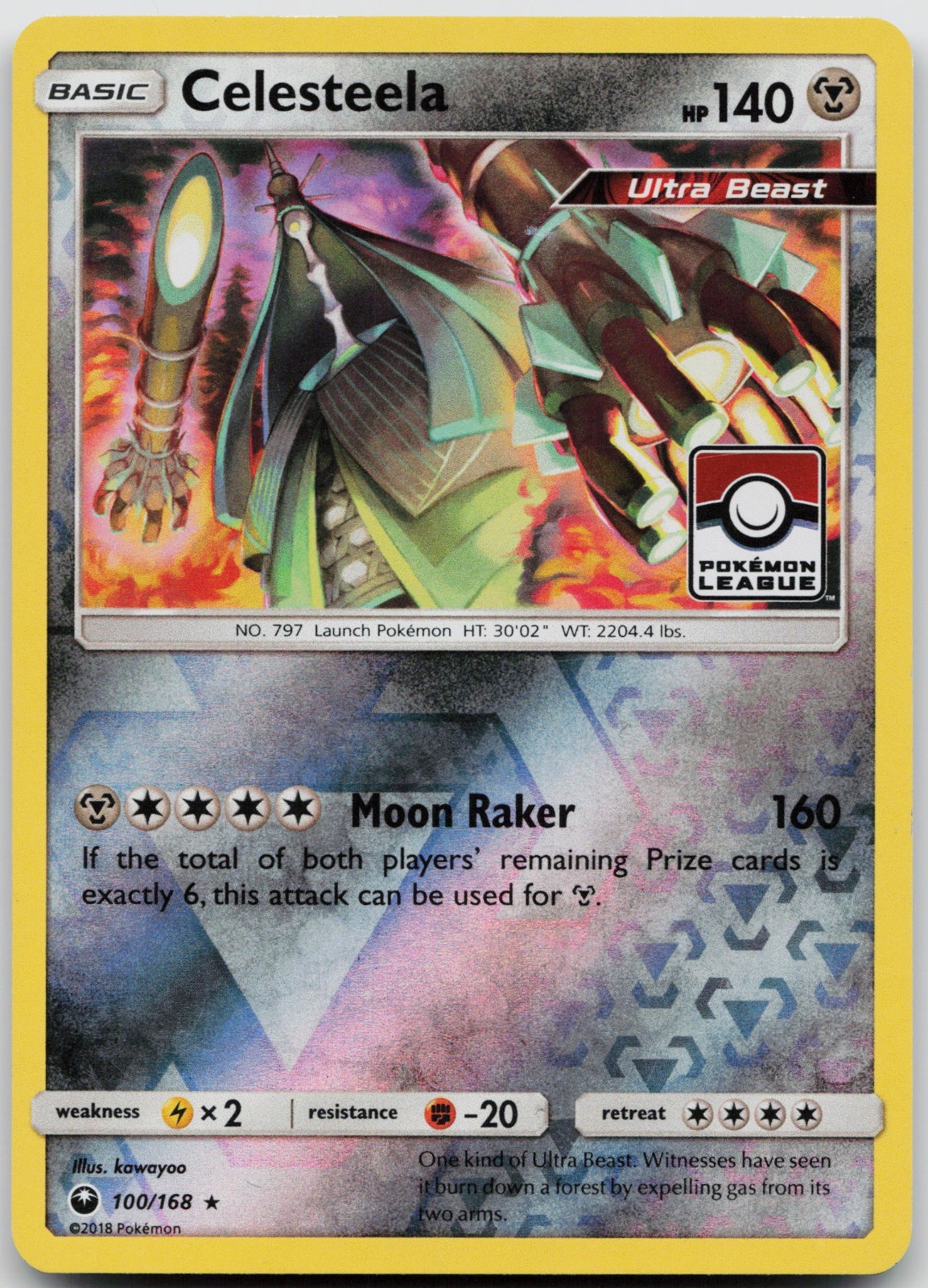 Celesteela – (Pokemon League) Reverse Holo Promo League & Championship Cards 100