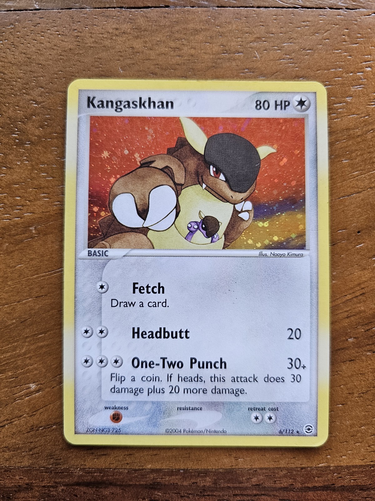 Kangaskhan 6/112 Holo FireRed/LeafGreen Pokemon TCG Card