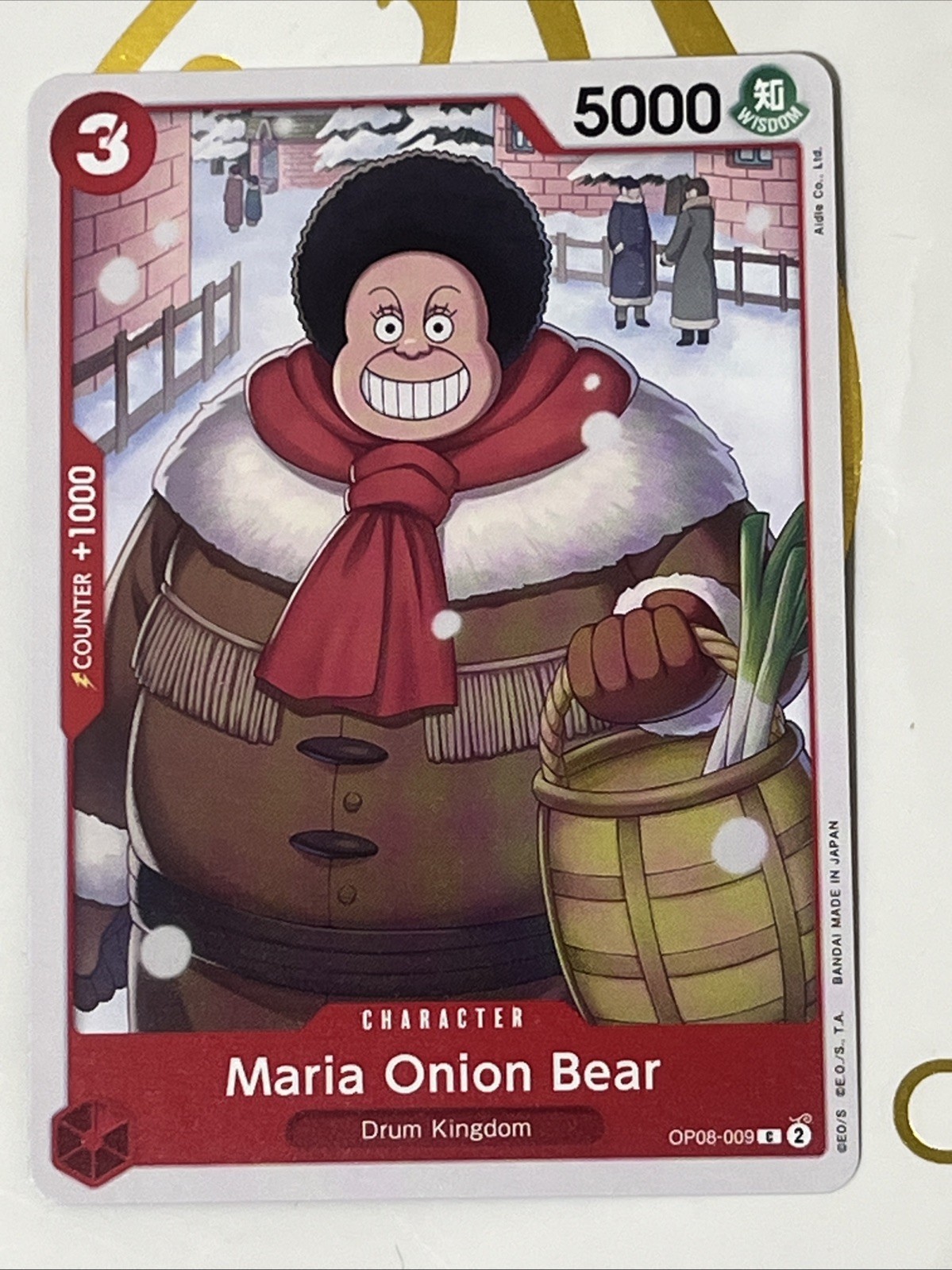 One Piece Card Game ! Maria Onion Bear OP08-009 Commune – Anglais !