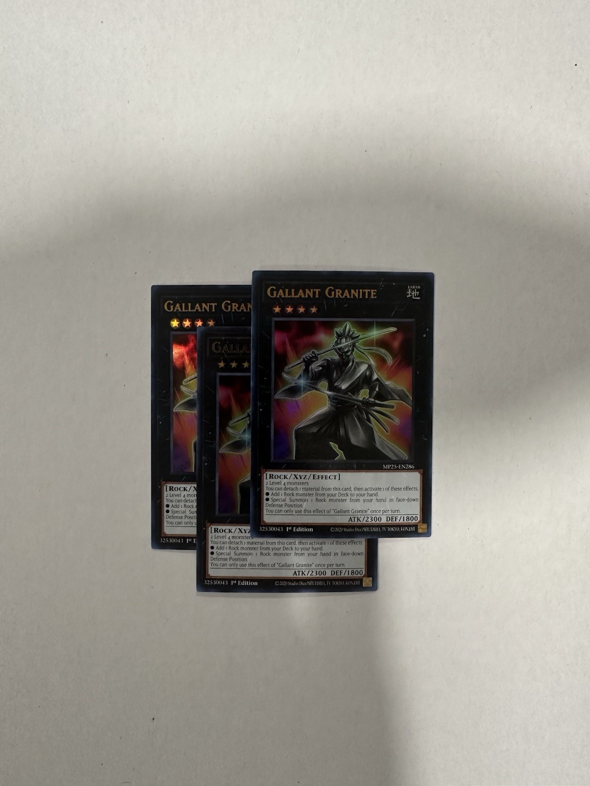 3x Gallant Granite Ultra Rare MP25-EN286 NM 2025 Mega-Pack playset