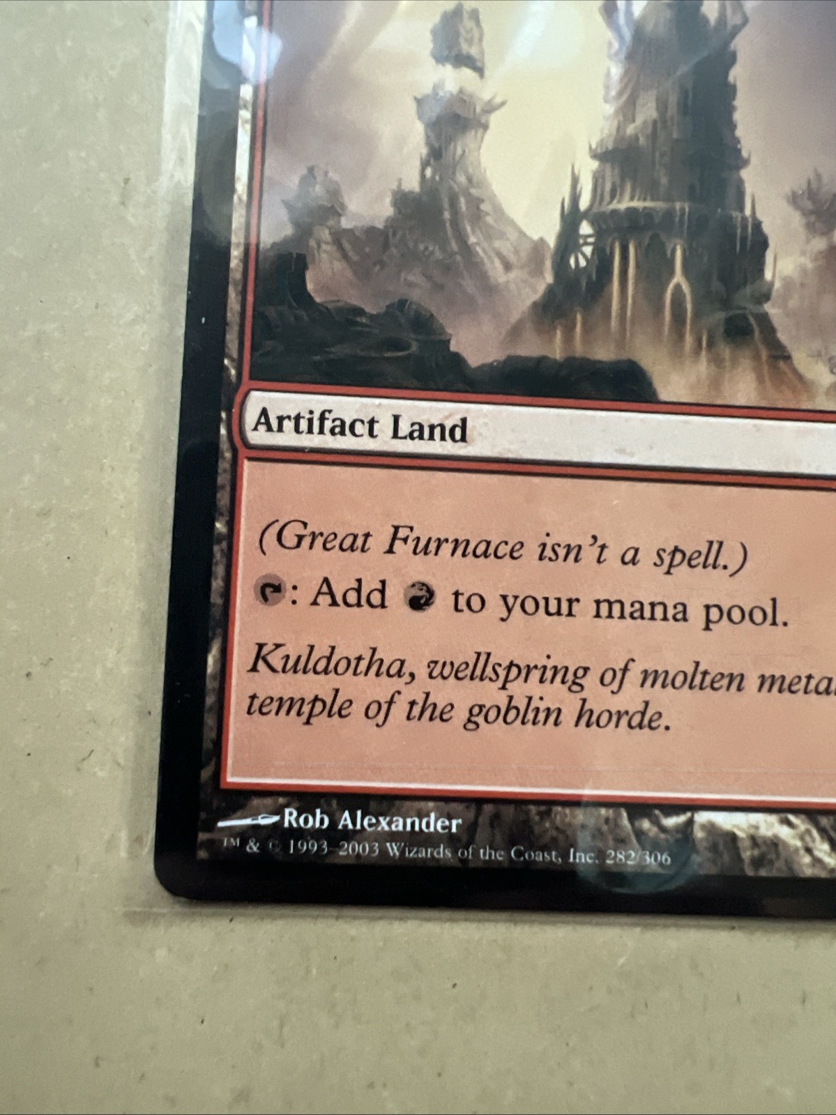 MTG Great Furnace MRD 282 C NM Artifact Land
