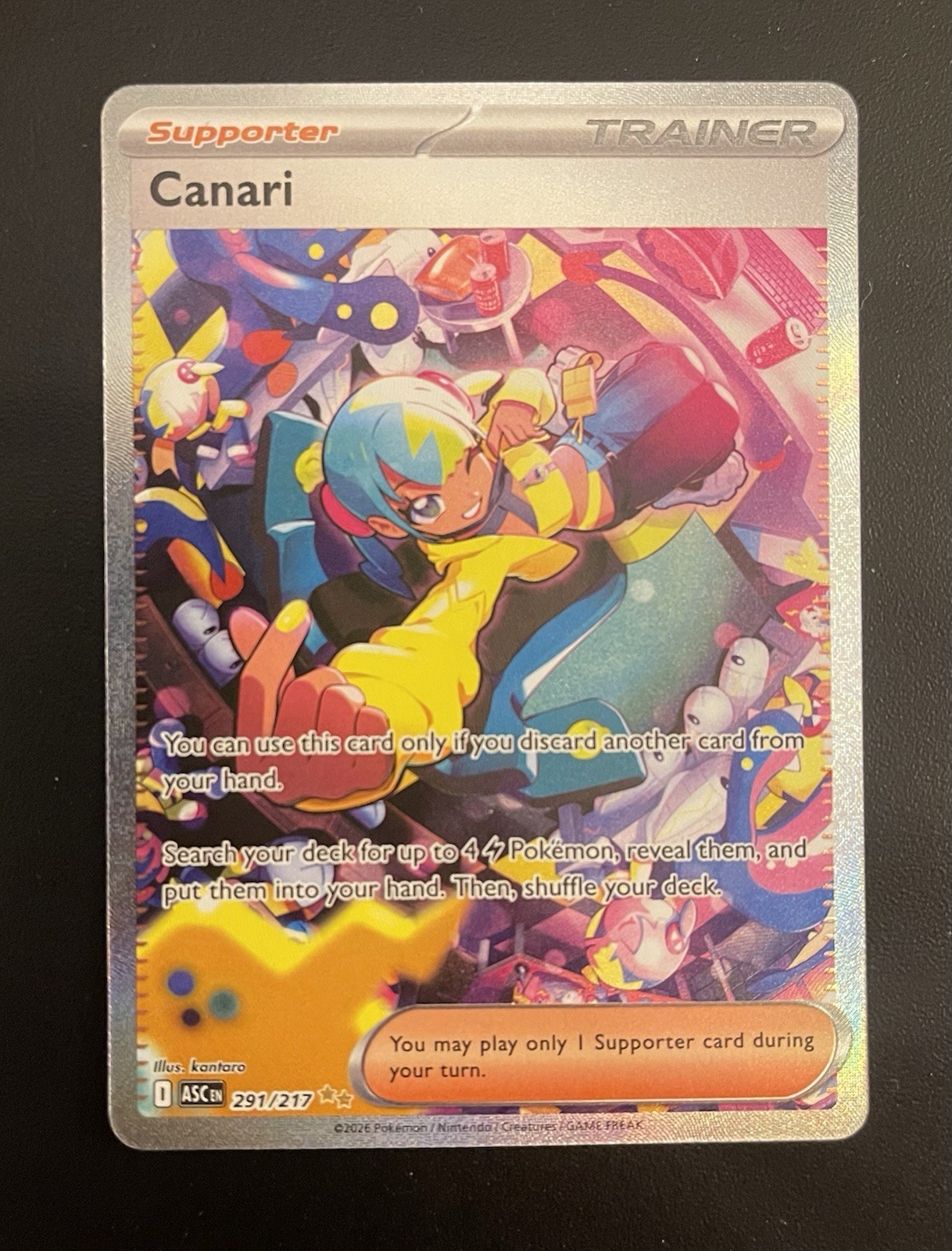 Canari 291/217 Ascended Heroes Holo