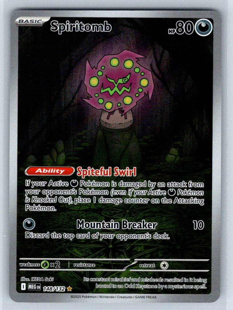 Spiritomb ME01: Mega Evolution MEG 148/132 Holofoil NM IKEDA Saki