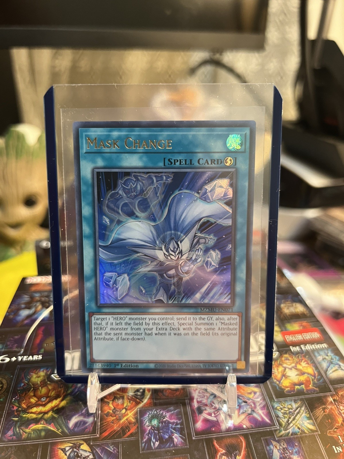 Yugioh TCG Mask Change MZMU-EN071 Ultra Rare 1st Edition NM