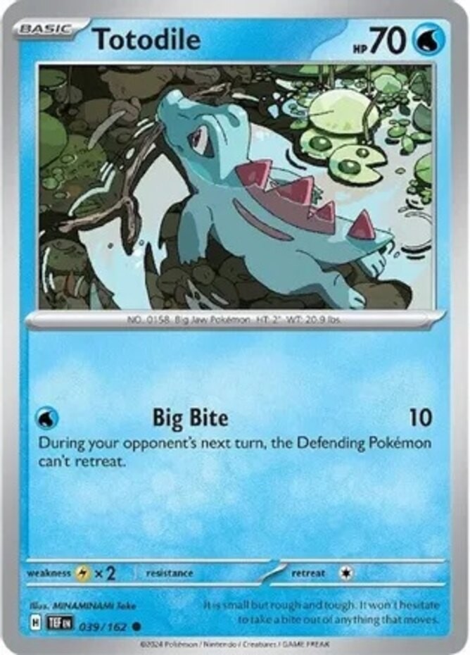 Totodile – 039/162 – Common – Near Mint
