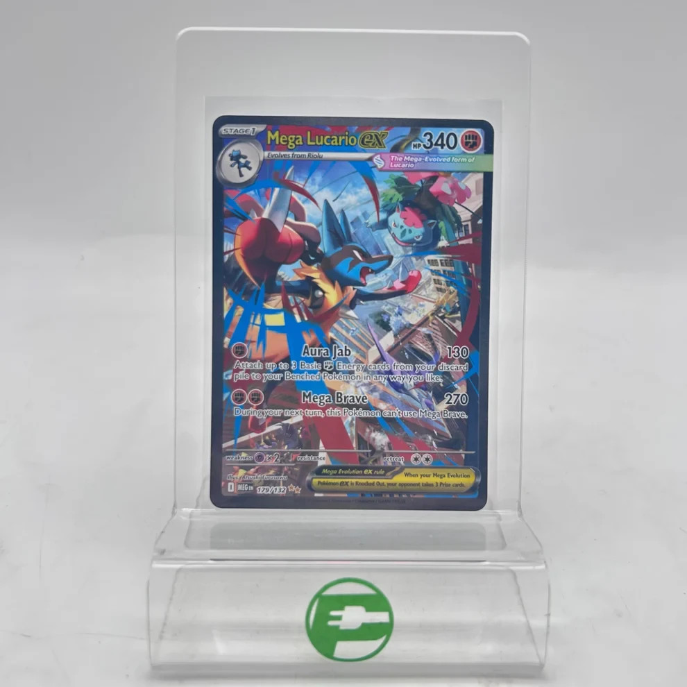 Mega Lucario ex 179/132 Me01: Mega Evolution Holo