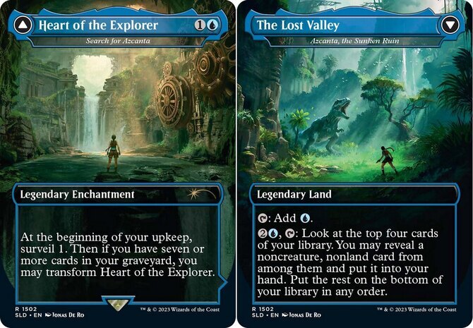 [1x] Heart of the Explorer – Search for Azcanta // Azcanta, the Sunken Ruin – Fo
