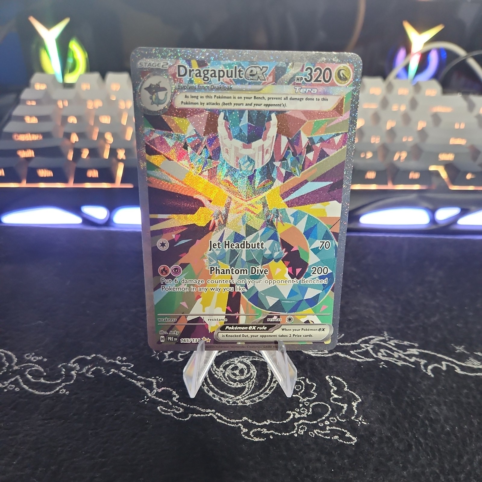 Dragapult ex 165/131 Sv Prismatic Evolutions SIR Full Art Holo 320 HP – NMT