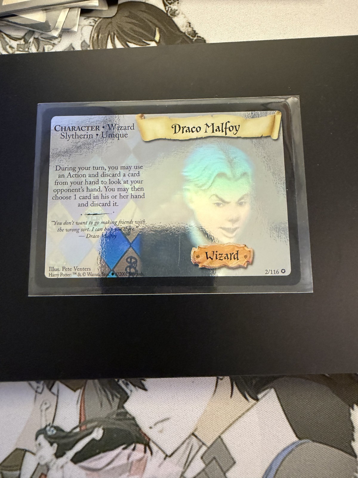 Wizards of the Coast Draco Malfoy Base Set Foil 2/116 2001