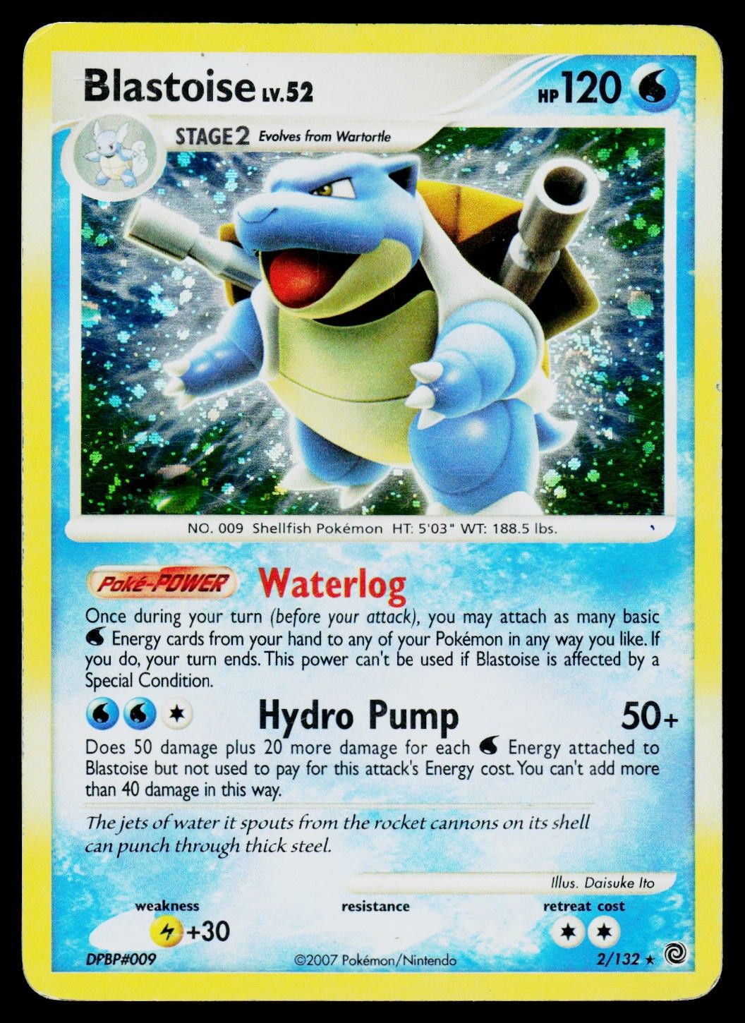 Secret Wonders Blastoise 2/132 HP
