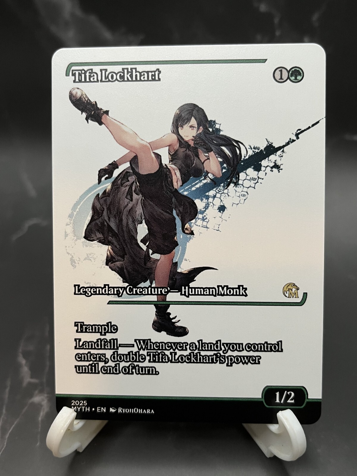 Tifa Lockhart Japanese Showcase Frame Custom Altered Art Playtest Card