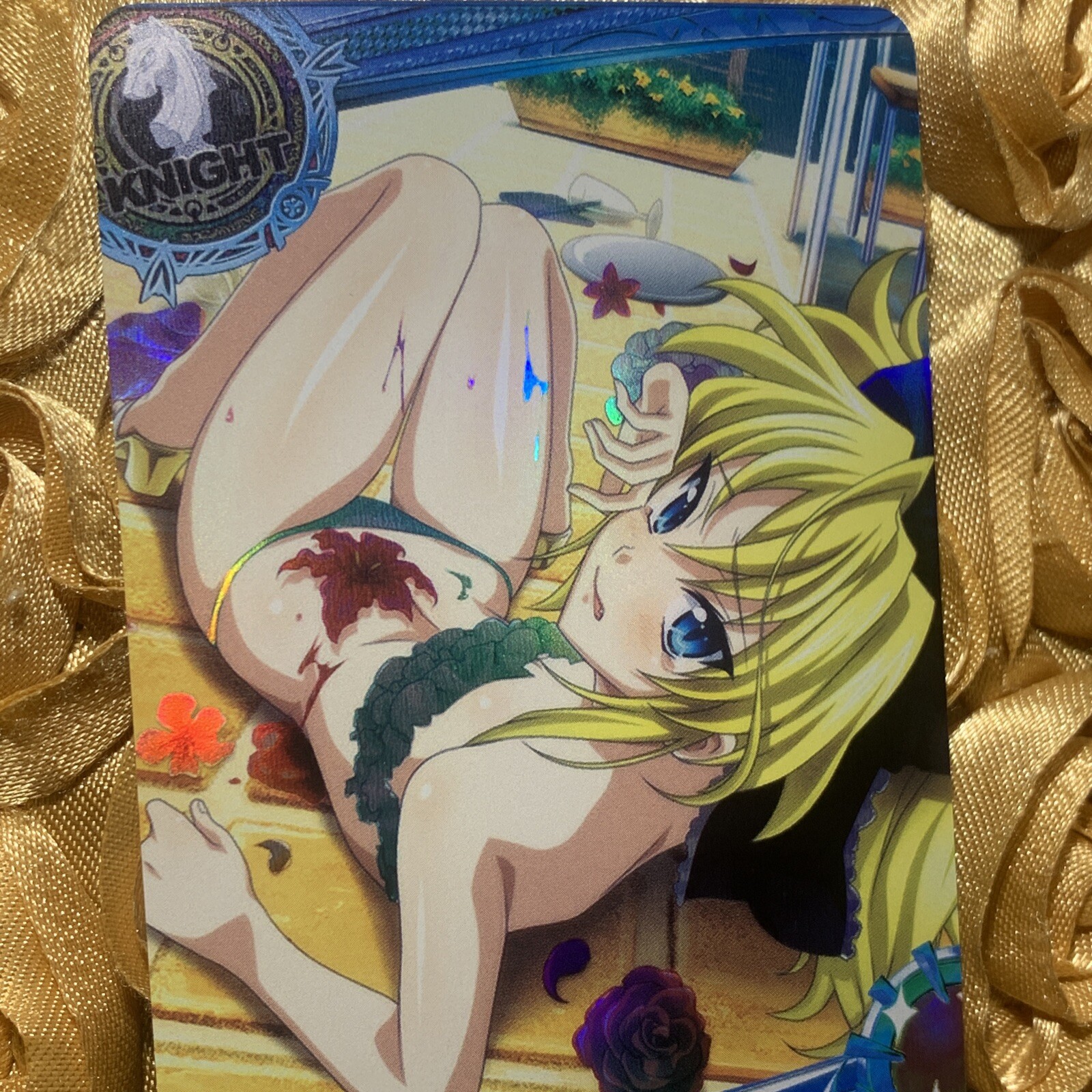Ravel Phoenix HIGH SCHOOL DXD Beach Waifu Girl ACG Anime Holo Card
