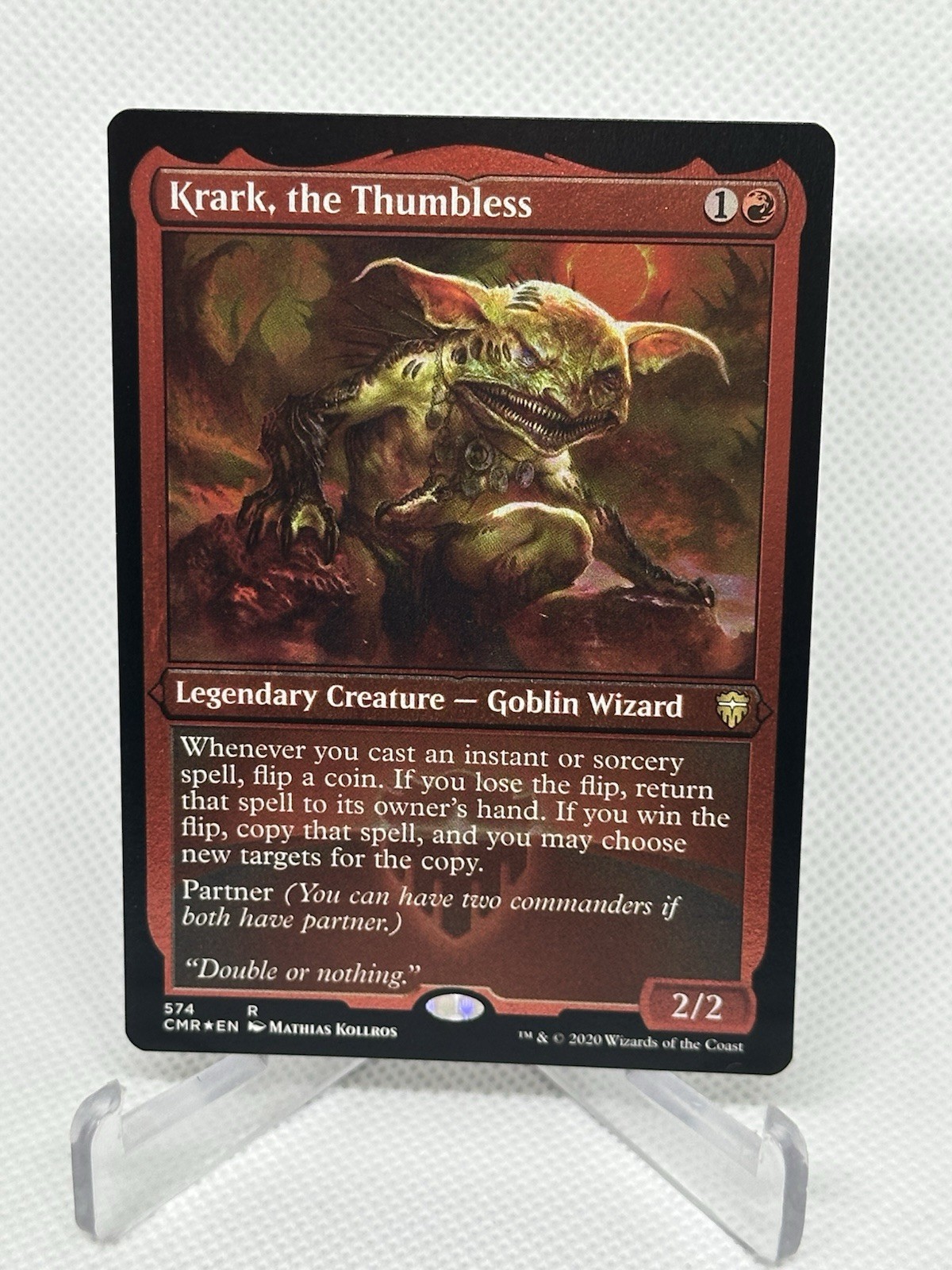MTG Krark, The Thumbless (CMR) Commander Legends Foil Rare 189/361
