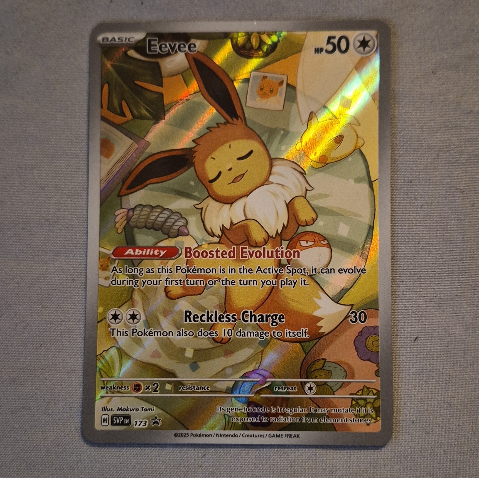 The Pokémon Company Eevee 173 Prismatic Evolution Promo Holo EN Makura Tami