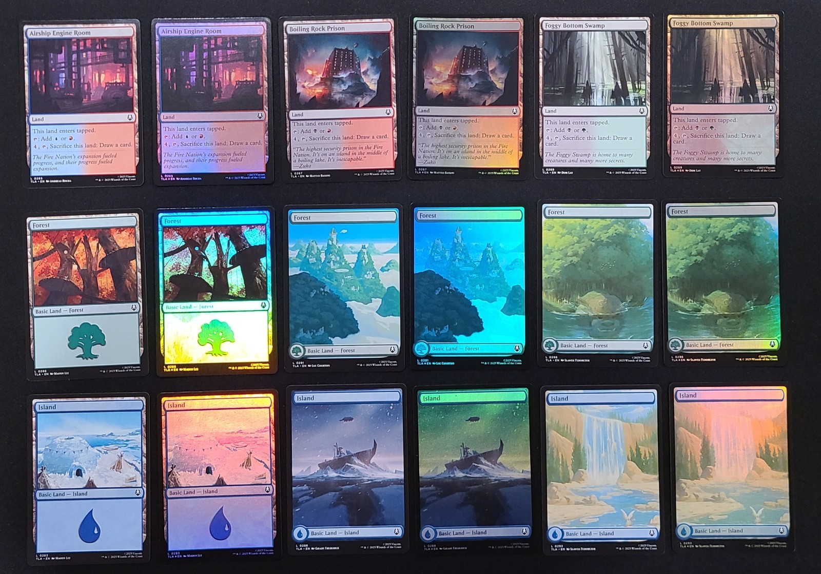 🐉 MTG Avatar: The Last Airbender – Land & Token Singles – A to Z – NM – TLA 🍵