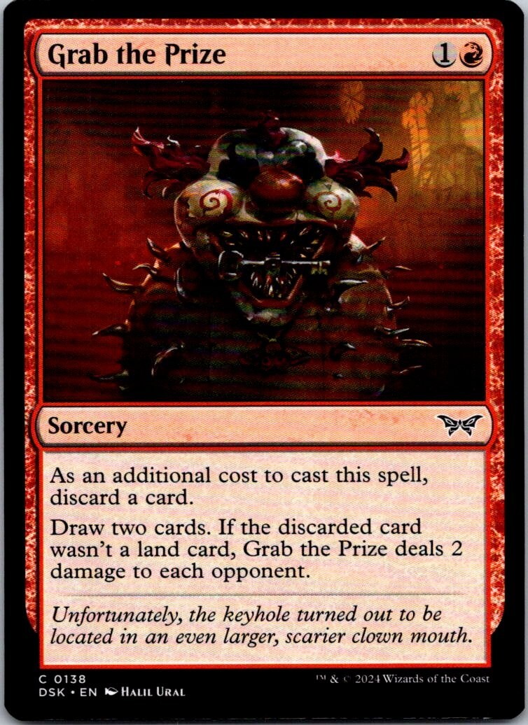 Magic the Gathering Grab the Prize Duskmourn: House of Horror MTG Free Shipping