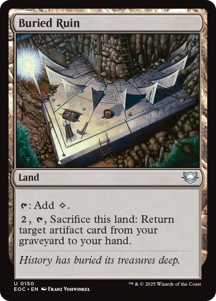 Buried Ruin – 150 – Commander: Edge of Eternities – NM
