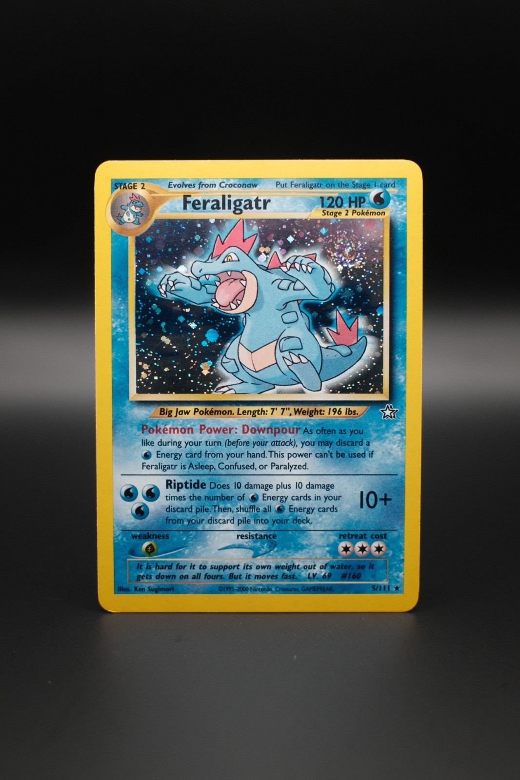 Feraligatr 5/111 Holo Rare Neo Genesis Pokemon Unlimited Holo Near Mint