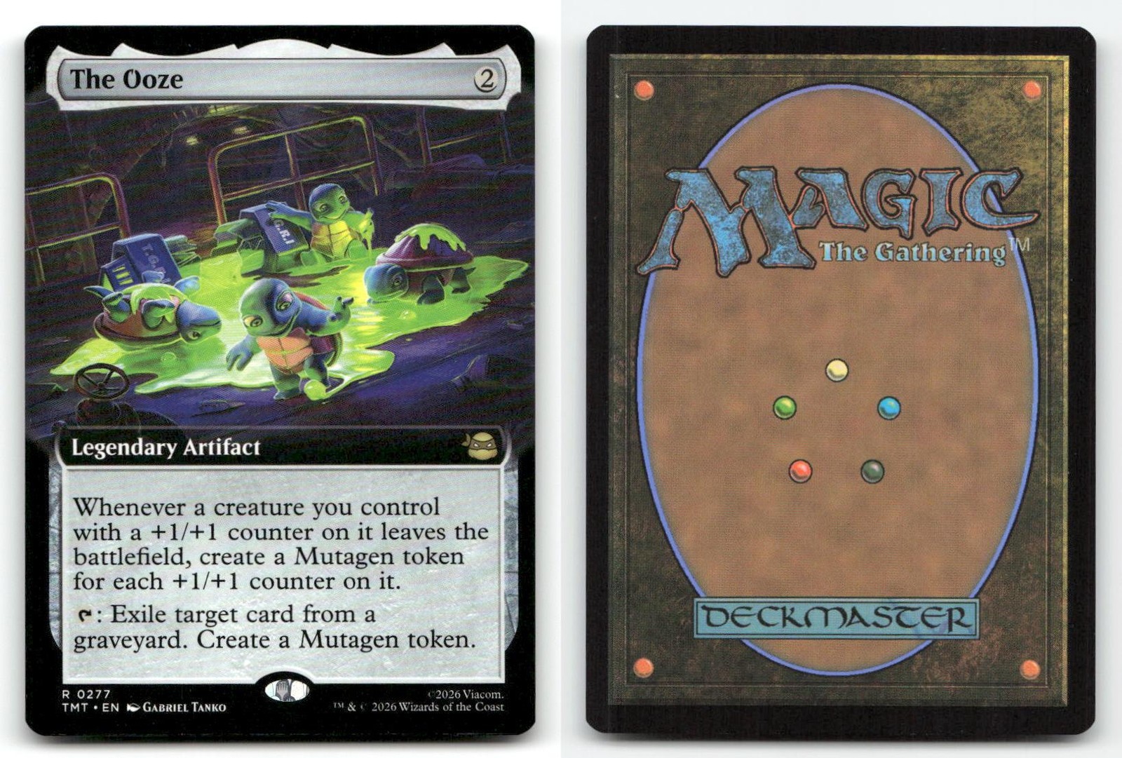 The Ooze (Extended Art) 0277 Teenage Mutant Ninja Turtles NM/M MTG