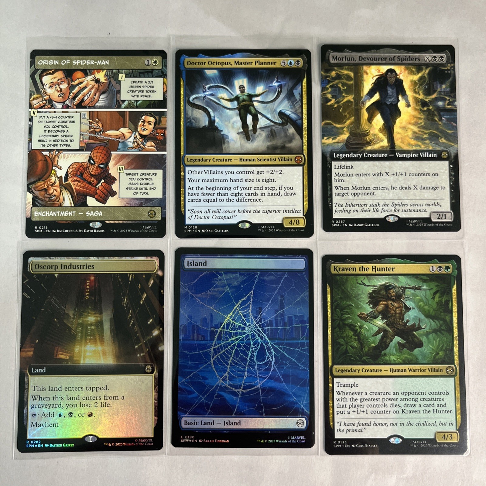 MTG Magic Spiderman PICK YOUR CARD Including Regular and Foil Common Mythic Rare