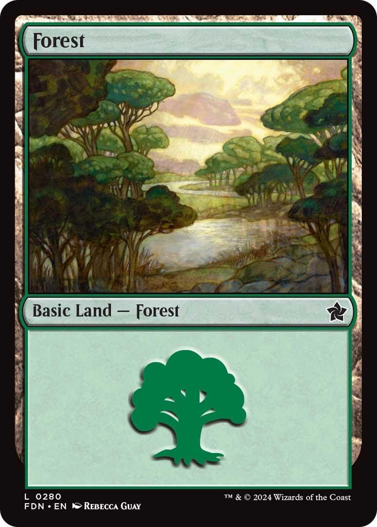Forest (0280) [FDN Foil – 280 Near Mint]