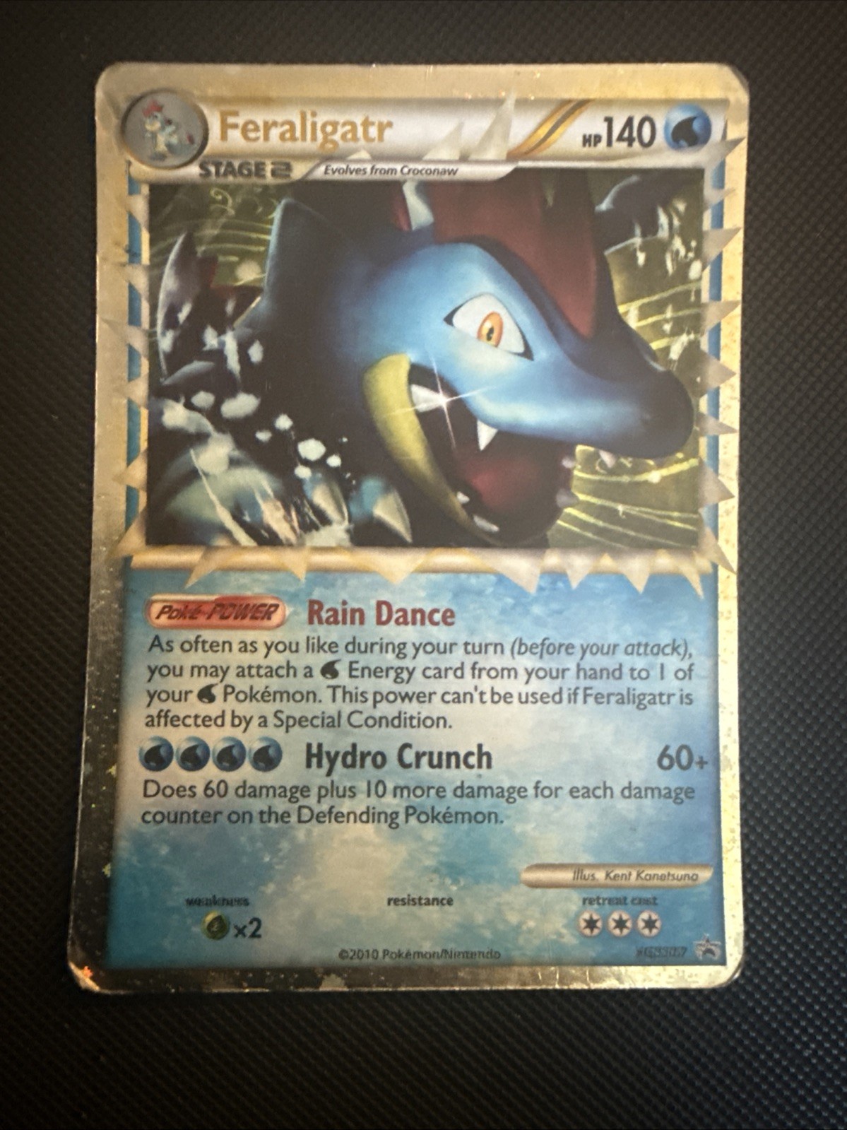 Pokemon TCG Feraligatr Prime HGSS07 HGSS Promo Holo Stage 2 140 HP English
