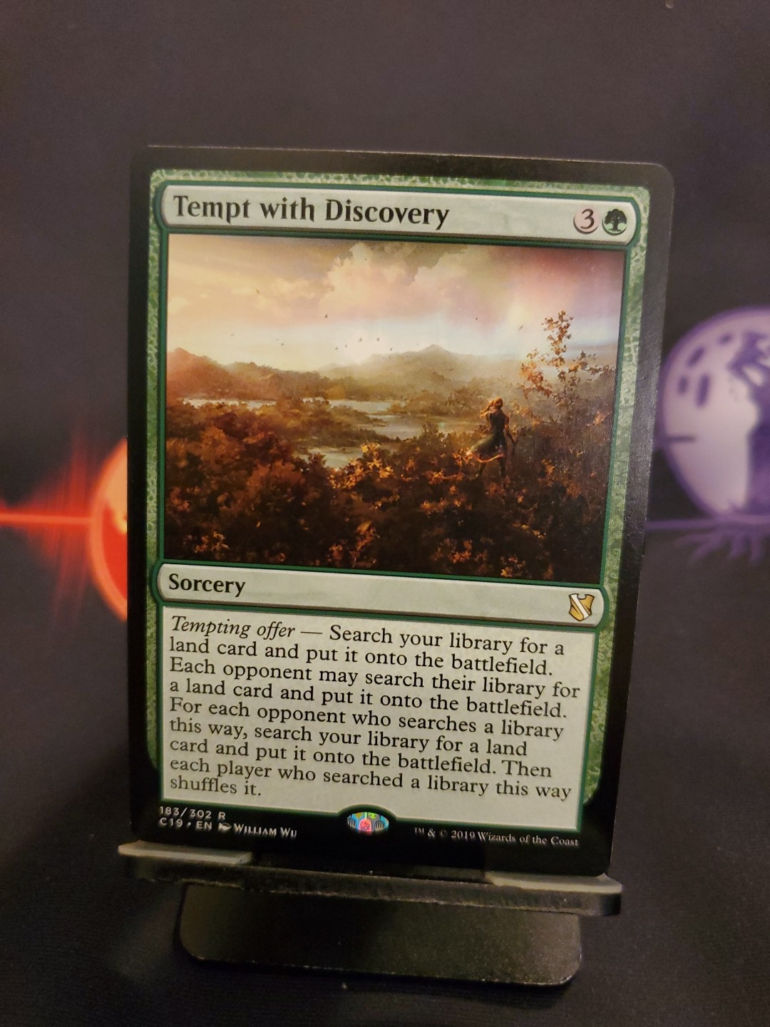 Tempt with Discovery Commander 2019 Regular C19 183 Rare Sorcery